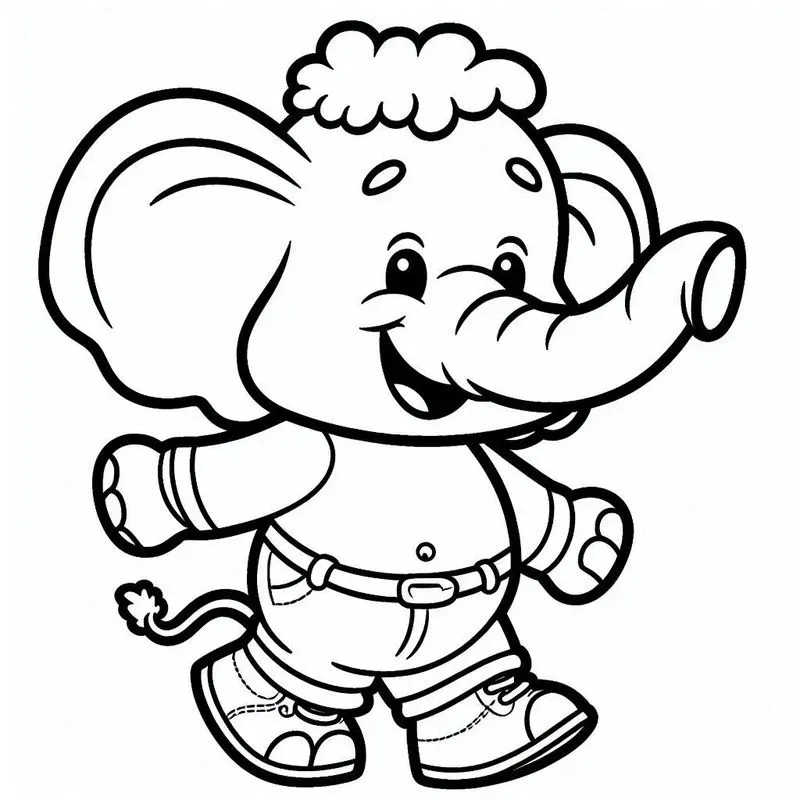 Simple Animal Coloring Pages For Kids