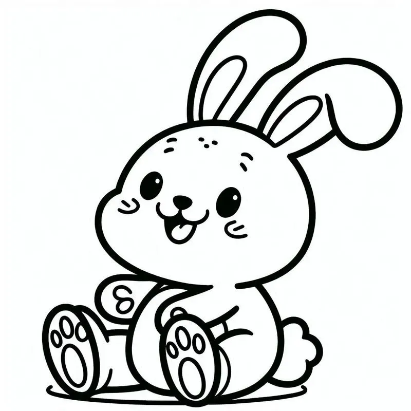 Simple Animal Coloring Pages For Kids