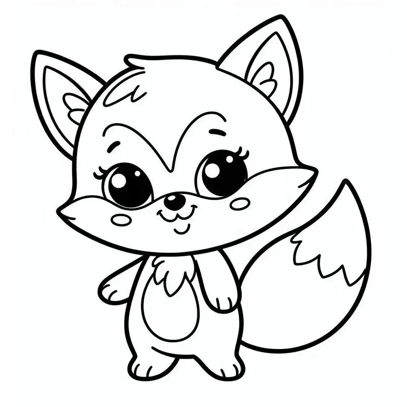 Simple Animal Coloring Pages For Kids
