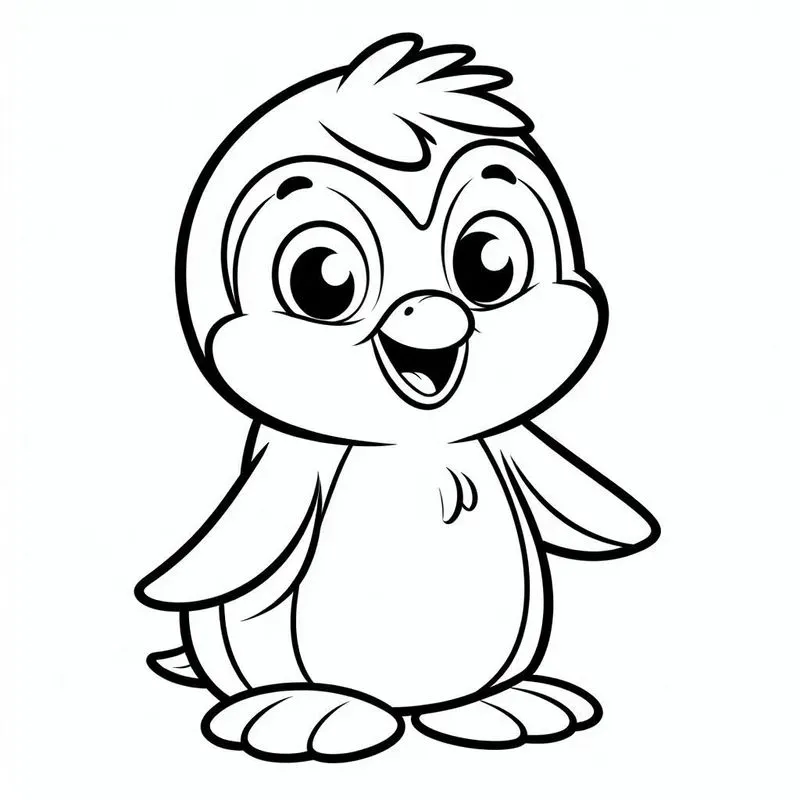 Simple Animal Coloring Pages For Kids