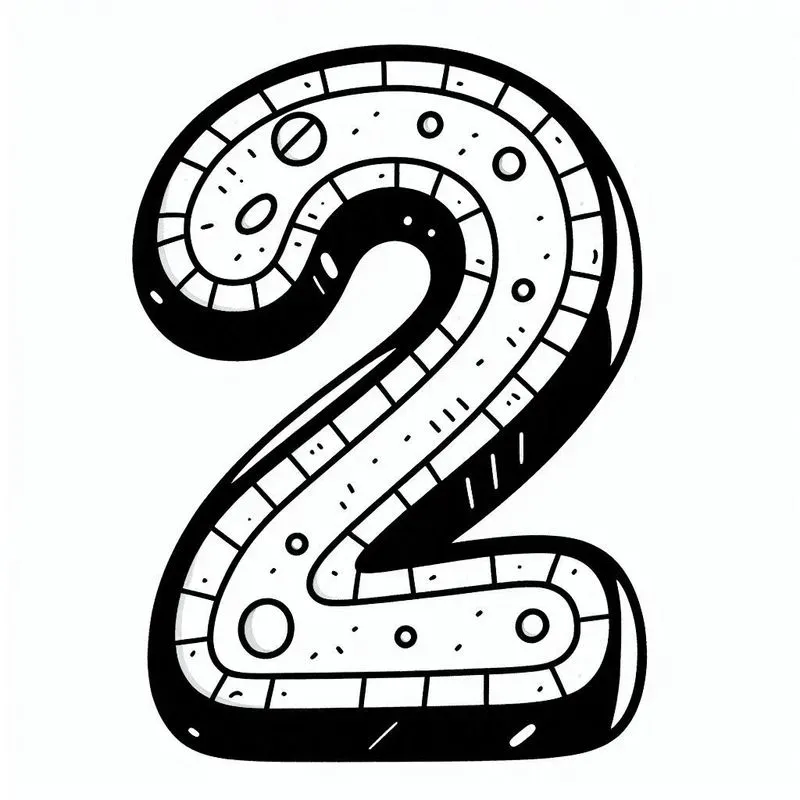 Coloring Pages Numbers For Kids