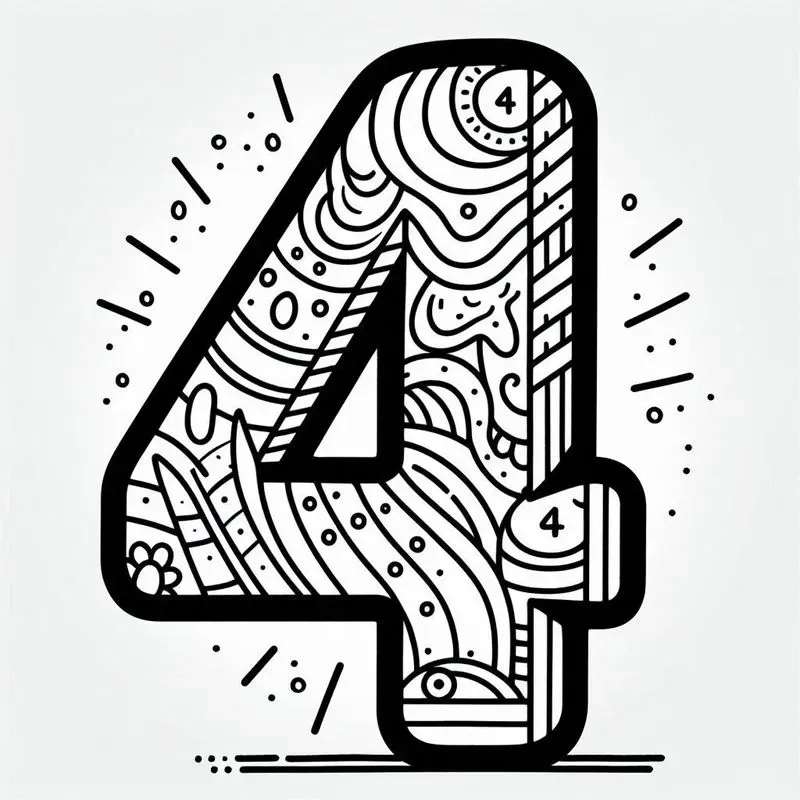 Coloring Pages Numbers For Kids