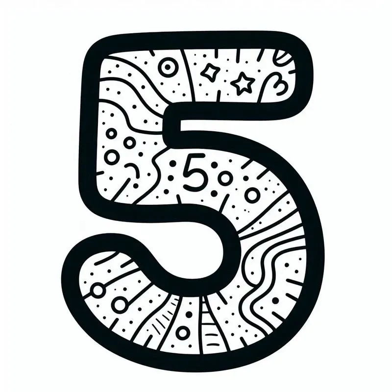 Coloring Pages Numbers For Kids