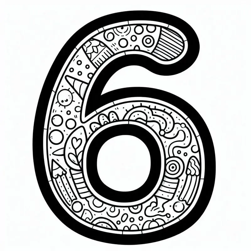 Coloring Pages Numbers For Kids