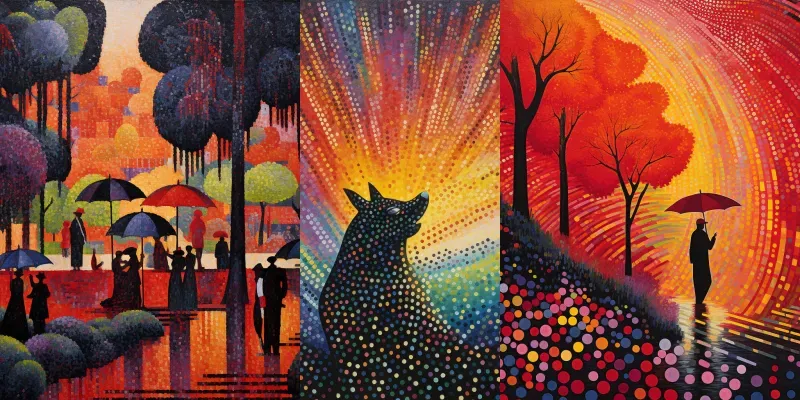 Abstract Dot Art generated by undefined