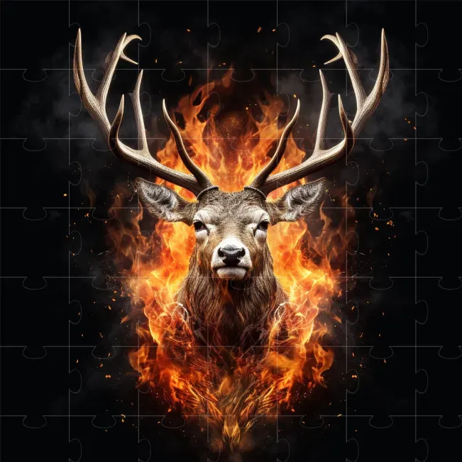 Fire Animals - Portrait