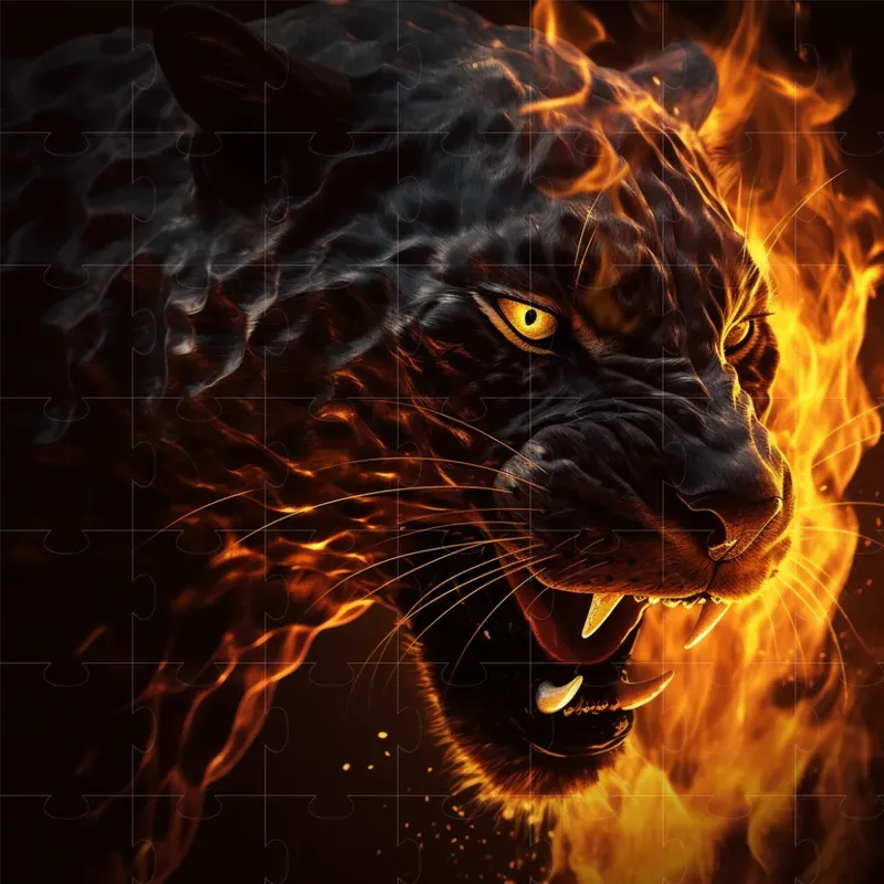 Fire Animals - Portrait