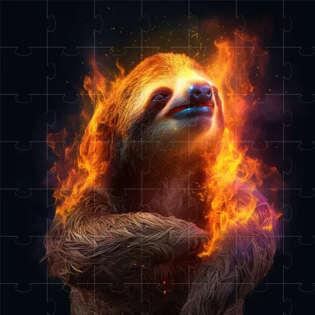 Fire Animals - Portrait