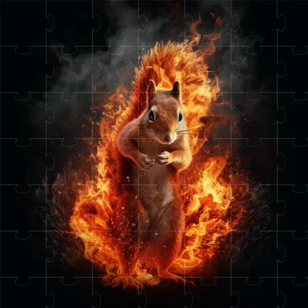 Fire Animals - Portrait