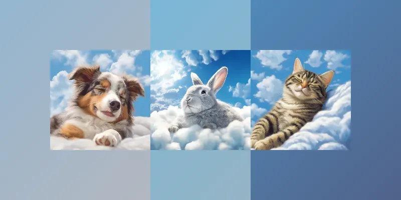 Animal Portraits In The Skies generated by undefined