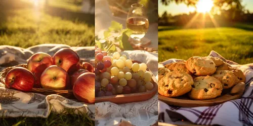 Picnic Food generated by midjourney