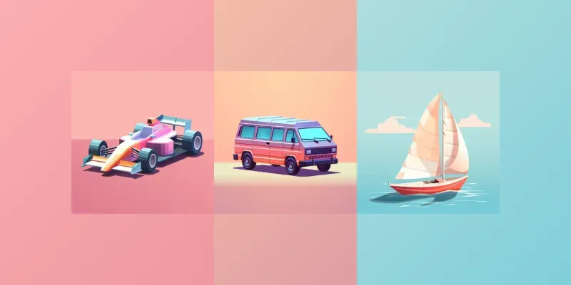 Low-poly Objects generated by undefined
