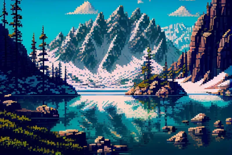 Stunning Pixel Art Landscapes