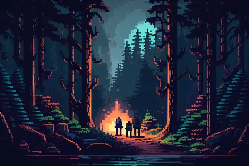 Stunning Pixel Art Landscapes