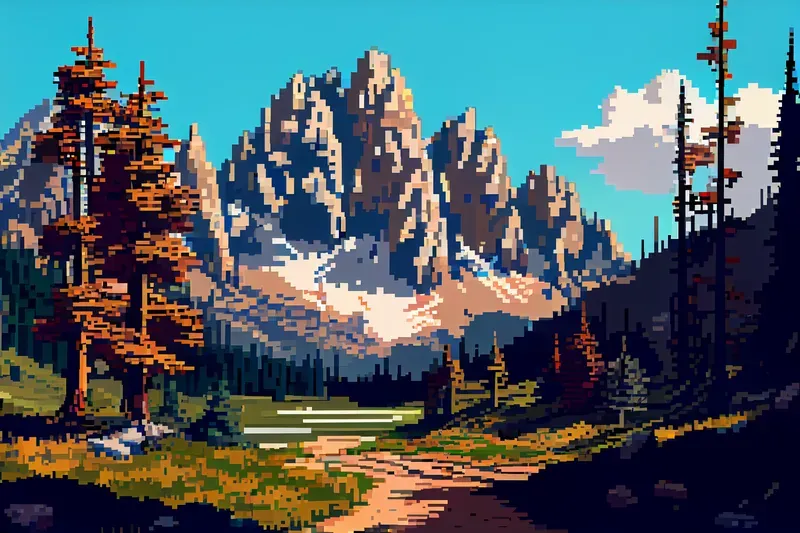 Stunning Pixel Art Landscapes