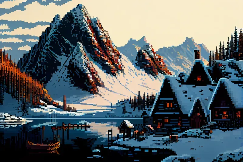 Stunning Pixel Art Landscapes
