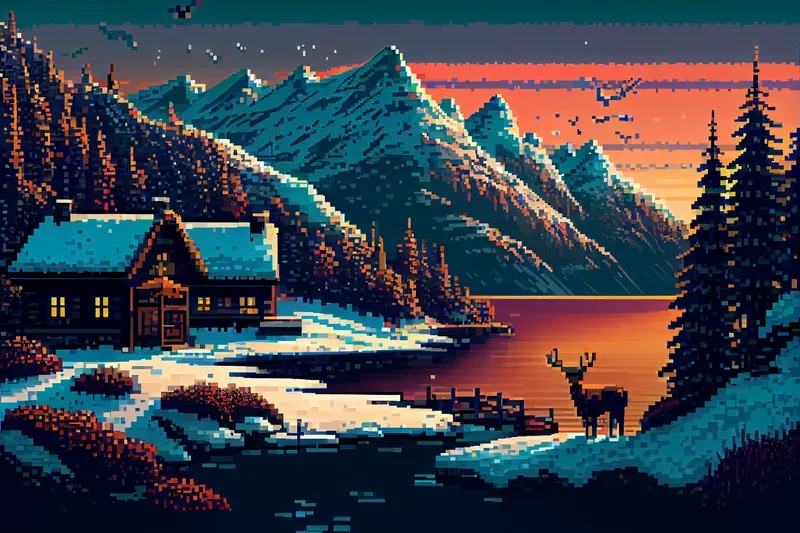 Stunning Pixel Art Landscapes