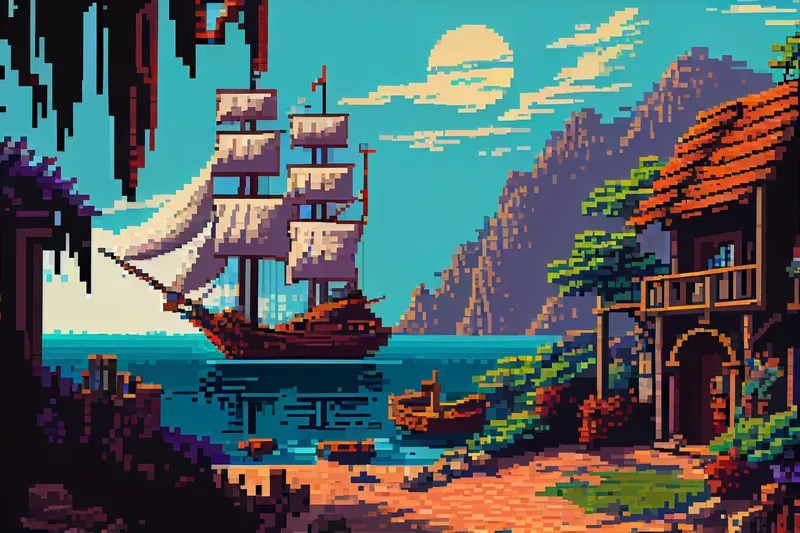 Stunning Pixel Art Landscapes