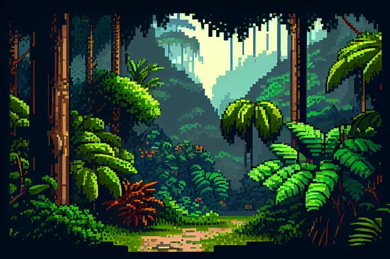 Stunning Pixel Art Landscapes