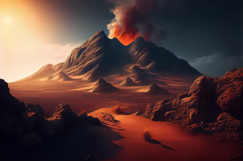 Surrealist Art With Warm Tones