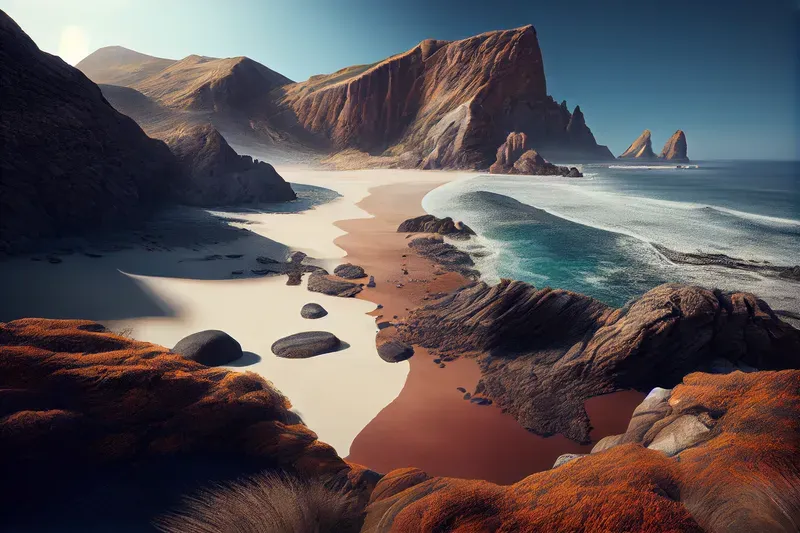 Surrealist Art With Warm Tones