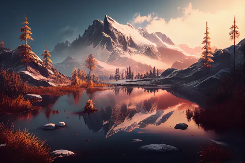 Surrealist Art With Warm Tones