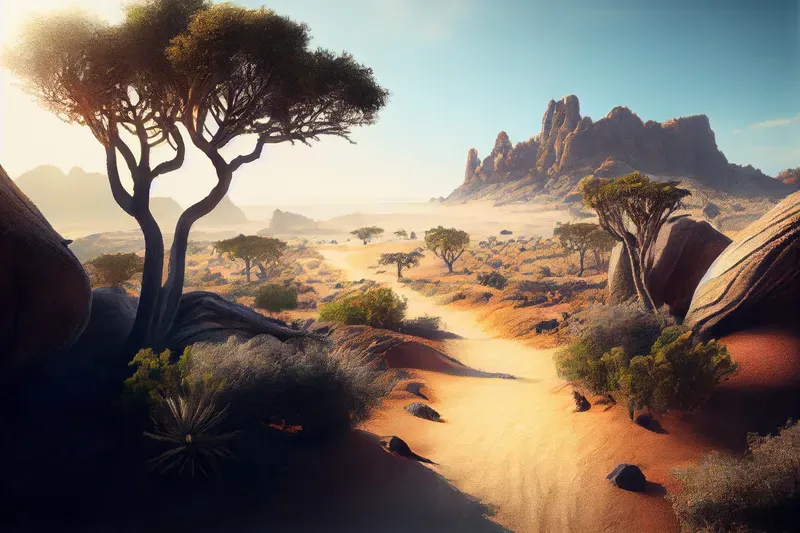 Surrealist Art With Warm Tones
