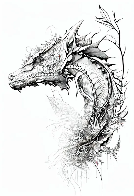 Clean Art For Tattoos Or Coloring Books