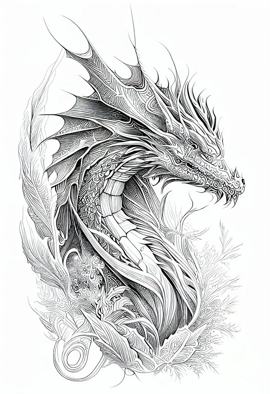 Clean Art For Tattoos Or Coloring Books