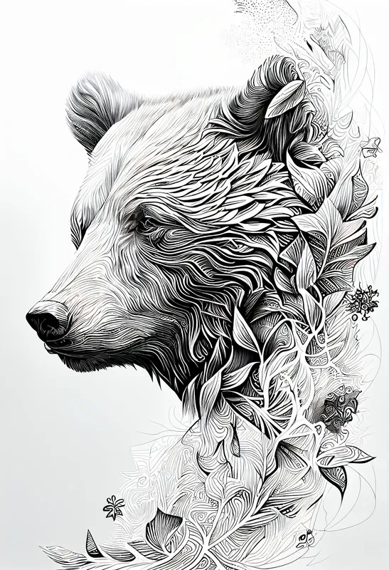Clean Art For Tattoos Or Coloring Books
