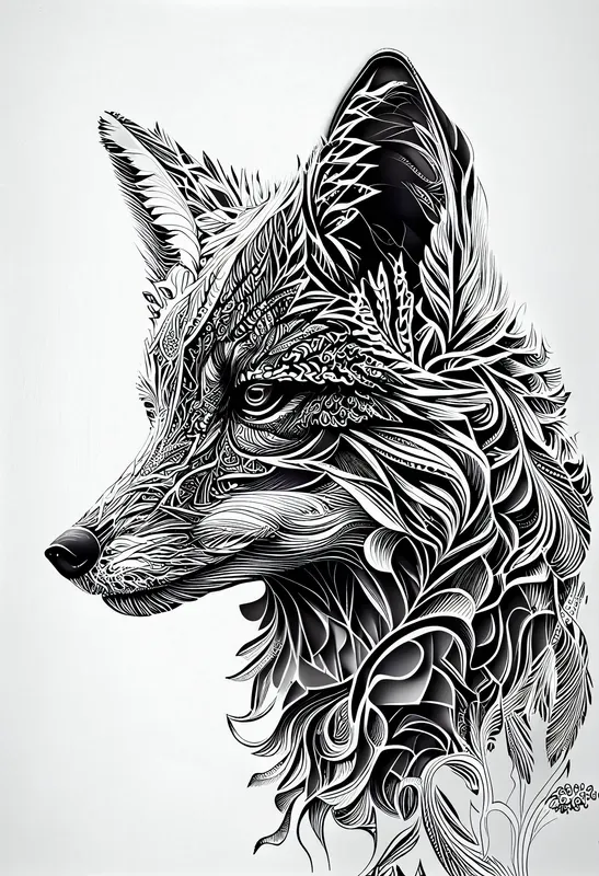 Clean Art For Tattoos Or Coloring Books
