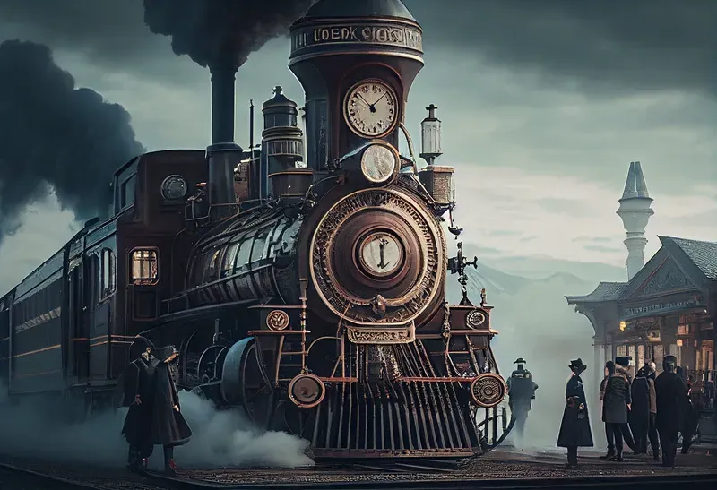 Realistic Steampunk Scenes