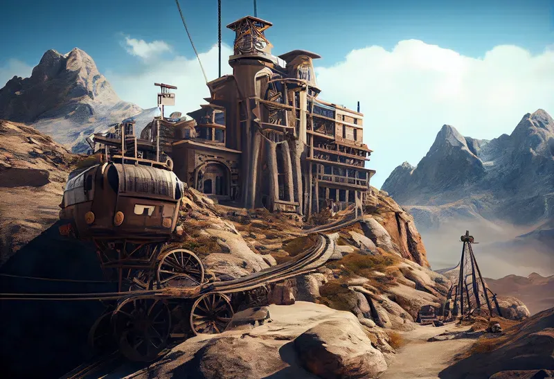 Realistic Steampunk Scenes