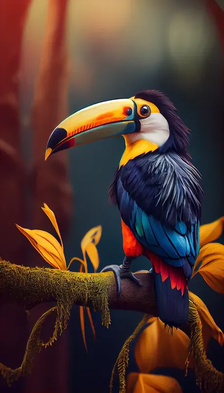 Photorealistic Animals In Minimalistic Style