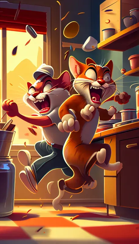 Cartoon Dynamic Aesthetic Digital Art