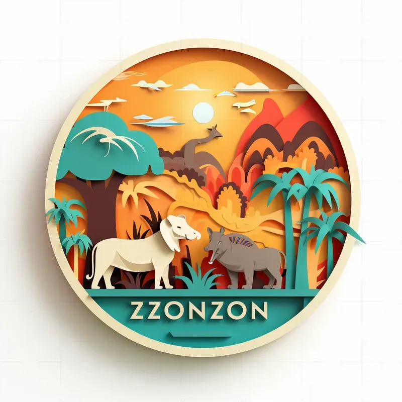 Artistic Circle Papercut Decos