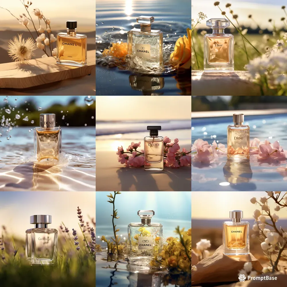 Perfume Bottle Advertisements