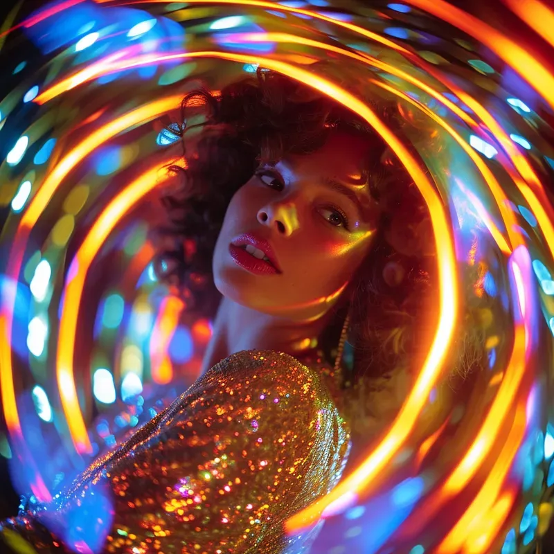 1980s Vibrant Glam Film Aesthetics