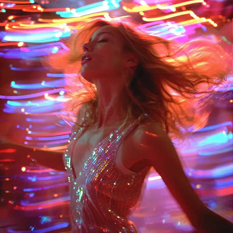 1980s Vibrant Glam Film Aesthetics