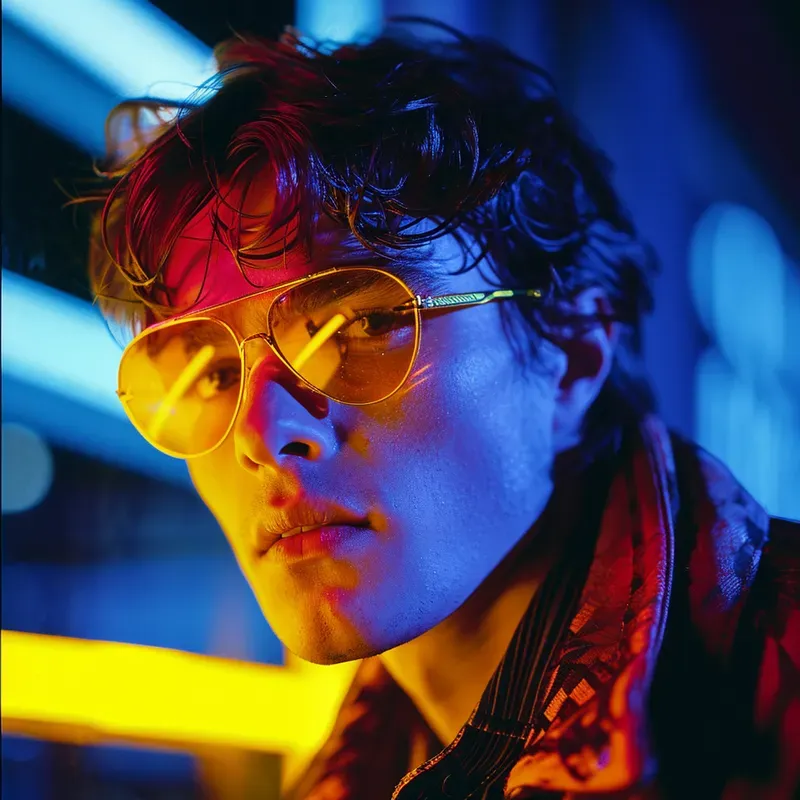 1980s Vibrant Glam Film Aesthetics