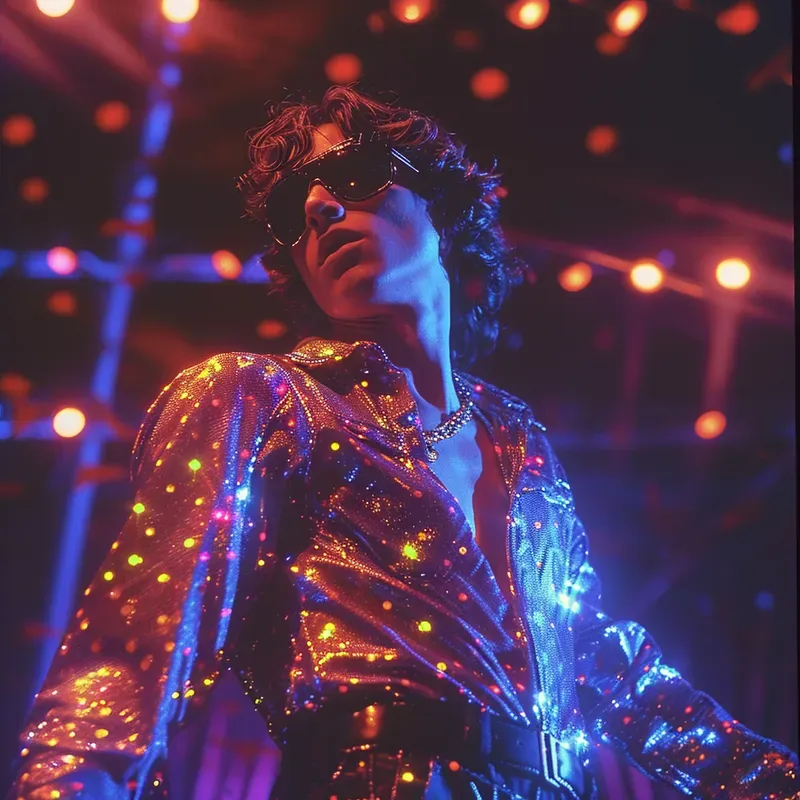 1980s Vibrant Glam Film Aesthetics