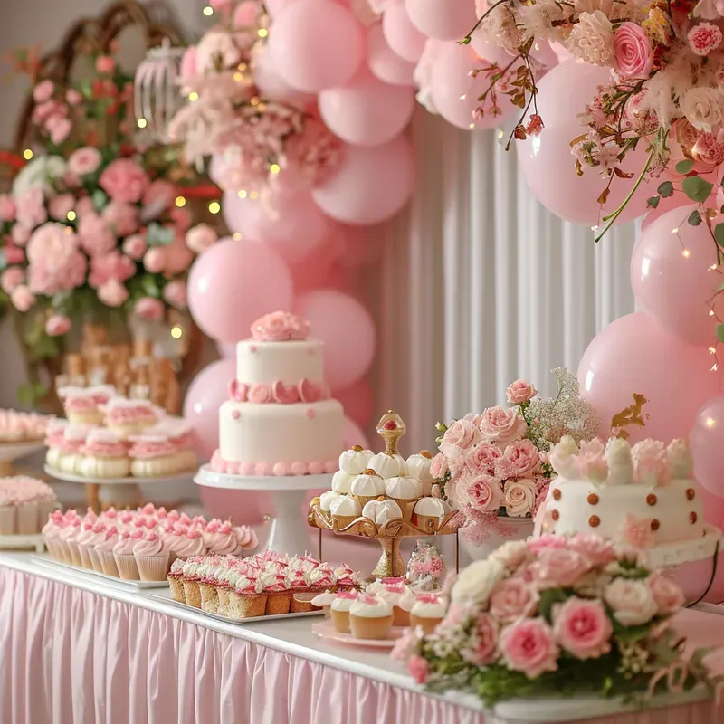 Baby Shower Or Gender Reveal Party Scenes