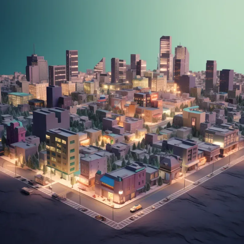 Stunning 3D Isometric Buildings