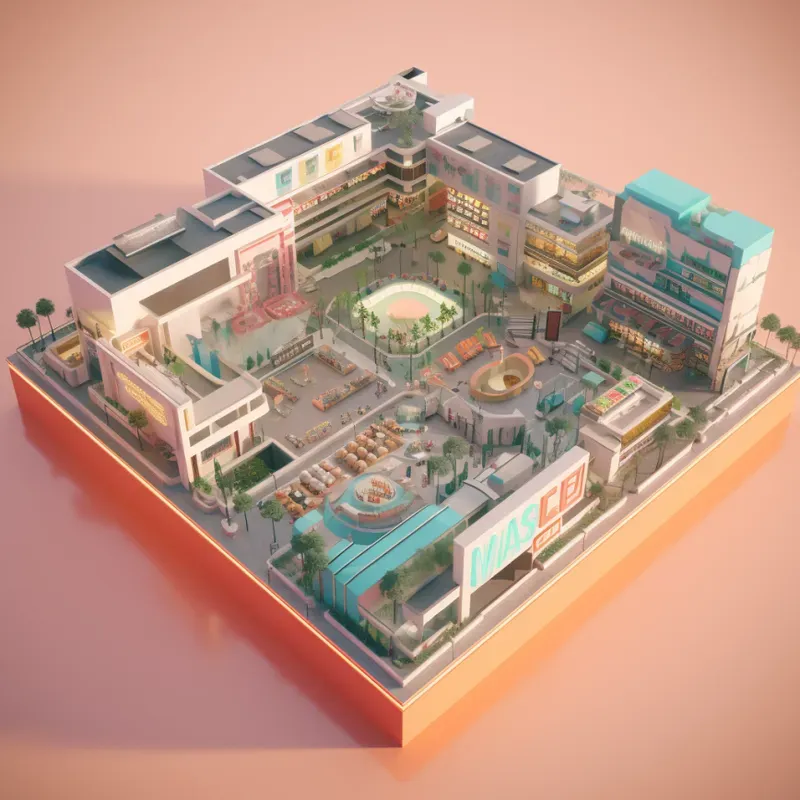 Stunning 3D Isometric Buildings