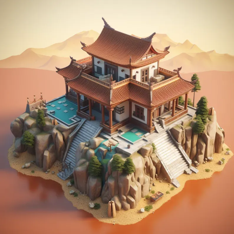 Stunning 3D Isometric Buildings
