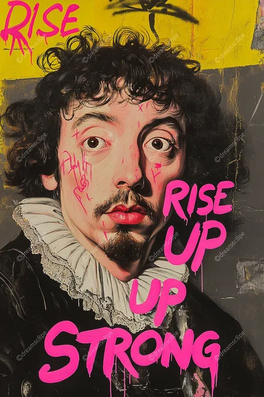 Baroque Graffiti Portrait Series