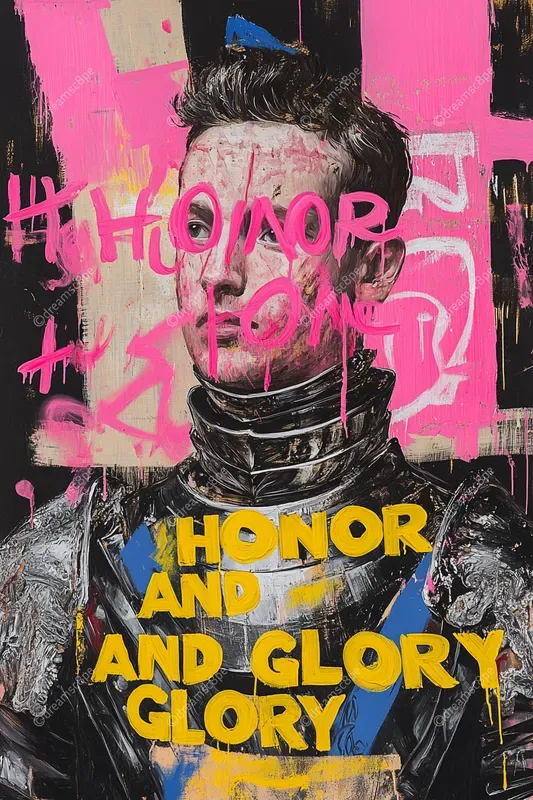 Baroque Graffiti Portrait Series