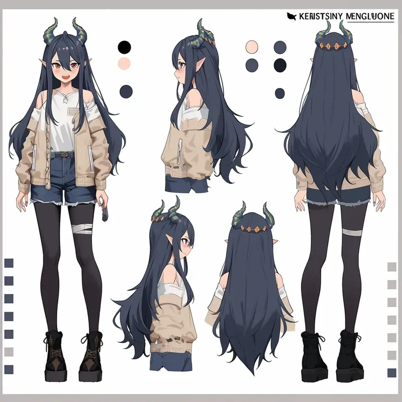 Monster Girl Character Designs