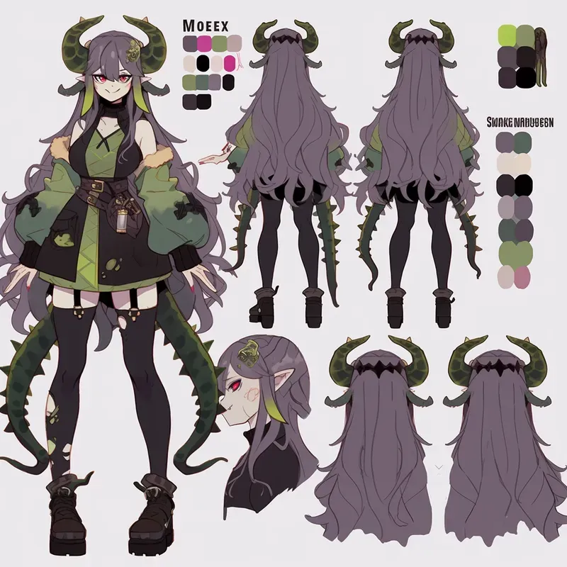 Monster Girl Character Designs