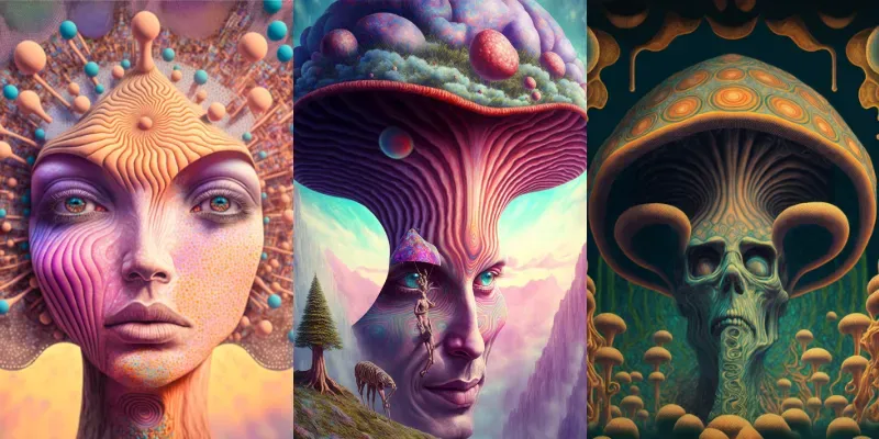 Psychedelic Posters generated by undefined